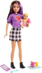 Mattel Barbie „Skipper Babysitters Inc.” Skipper  Baby Puppe und Zubehor Барби Скиппер Няни Инк. Кукла Skipper Baby и аксессуары