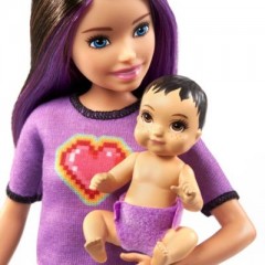 Mattel Barbie „Skipper Babysitters Inc.” Skipper  Baby Puppe und Zubehor Барби Скиппер Няни Инк. Кукла Skipper Baby и аксессуары