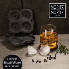 Moritz &amp; Moritz Moritz &amp; Moritz Eiswucrfelformen 3-er Set  grau Набор форм для кубиков льда Moritz &amp;amp; Moritz, 3 шт.