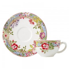 Gien Fayencerie Gien 'Millefleurs' Kaffee-/Tee-Obertasse 16 cl Gien &quot;Millefleurs&quot; Чашка для чая/кофе 160 мл