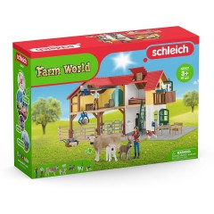 Schleich Schleich Farm World 42407 Bauernhaus mit Stall und Tieren Фермерский дом Schleich Farm World 42407 с конюшней и животными