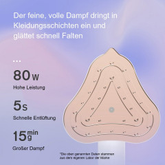 Yoyaxi Yoyaxi Reise-Dampfbugeleisen Dampfbugeleisen, elektrisches Bugeleisen, tragbar, handgehalten, Kleine Haushaltsbugelmaschine Waschestander Werkzeug Mama Geschenk Orange Yoyaxi дорожный паровой утюг, электрический утюг, портативный ручной небольшой б