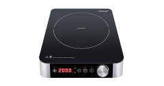 Steba Steba Induktionskochfeld IK 55, Kochplatte schwarz/silber  schwarz/silber Индукционная варочная панель Steba IK 55, конфорка черный/серебристый