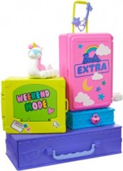 Mattel Barbie Extra Minis Set inkl. Puppe (pinke Haare)  Haustiere Набор Barbie Extra Minis включает в себя куклу (с розовыми волосами) и домашних животных