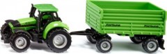 SIKU SIKU Super 1606 DEUTZ-FAHR mit Fortuna 2-Achs Anhanger SIKU Super 1606 DEUTZ-FAHR с двухосным прицепом Fortuna