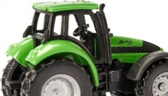 SIKU SIKU Super 1606 DEUTZ-FAHR mit Fortuna 2-Achs Anhanger SIKU Super 1606 DEUTZ-FAHR с двухосным прицепом Fortuna