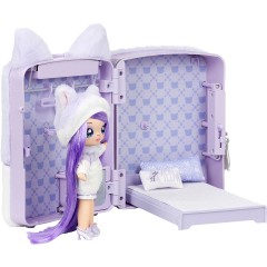 MGA Na! Na! Na! Surprise 3-in-1 Backpack Bedroom Series 3 Playset-  Lavender Kitty Н/Д! Н/Д! Н/Д! Рюкзак Surprise 3-in-1 Bedroom Series 3 Playset