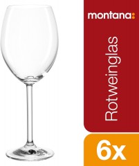 Montana Rotweinglas 6st, Монтана Набор бокалов для красного вина 390 мл, 6 шт