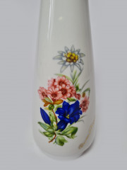 Lutz Austria Ваза фарфоровая &quot;Букет полевых цветов&quot;, 18 x 6см, Австрия, 1960-70гг.