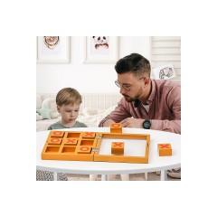 Hocan Tic-Tac-Toe Brettspiel-Bausteinspielzeug fur die fruhe Bildung von Kindern Настольная игра крестики-нолики
