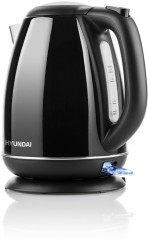 Hyundai Hyundai Wasserkocher VK302B, 1,7 l, 2200 W, Edelstahl, Doppelsicherheitssystem, transparenter Deckel  Чайник Hyundai VK302B, 1,7л, 2200Вт, нержавеющая сталь, двойная система безопасности, прозрачная крышка