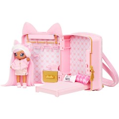 MGA Na! Na! Na! Surprise 3-in-1  Backpack Bedroom Series 3 Playset- Pink Kitty Н/Д! Н/Д! Н/Д! Рюкзак Surprise 3-in-1 Bedroom Series 3 Playset
