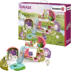 Schleich Schleich bayala 42445 Glitzerndes Blutenhaus mit Einhornern Schleich bayala 42445 сверкающий цветочный домик с единорогами