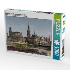 CALVENDO Puzzle CALVENDO Puzzle Blick zum Residenzschloss in Dresden Пазл CALVENDO Puzzle Вид на Residenzschloss в Дрездене