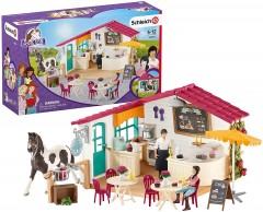 SCHLEICH Horse Club Spielset Reiter Café, Шляйх Набор Райдер Кафе из серии Horse Club