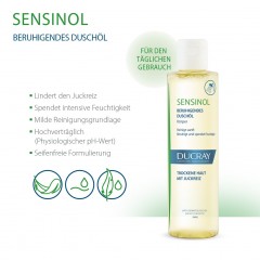 Ducray SENSINOL Reinigungsol/Duschol beruhigend  SENSINOL очищающее масло/успокаивающий душ