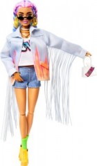 Mattel Barbie  Extra Puppe mit geflochtenem Regenbogen-Zopf Кукла Barbie Extra с плетением радужной косы