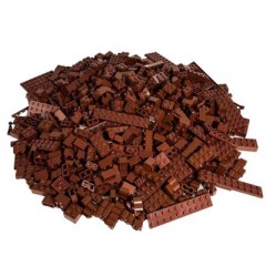 LEGO LEGO Steine Braun gemischt - 800 Stuck -  Brown brick mix Кирпичи LEGO коричневые смешанные - 800 штук - смесь коричневых кирпичей
