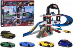 Majorette New Urban Garage + 5 Cars Новый городской гараж + 5 автомобилей