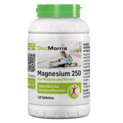 DocMorris Magnesium 250 mg Tabletten (120 Таблеток) ДокМоррис 120 Таблеток