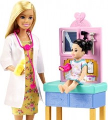 Mattel Barbie Kinderarztin Puppe (blond) Кукла Барби педиатр (блондинка)