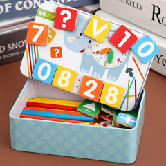 Montessori Maths Toy, Wooden Math Toy Математическая игра Монтессори