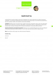 Krauterhaus Sanct Bernhardt Health Herb Tea, Травяной чай для здоровья 120 г