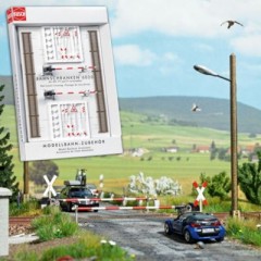 Busch Bahnschranken H0 Железнодорожные шлагбаумы H0