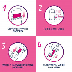 Veet Essential Inspirations Easy Wax elektrisches Roll-On-System  Электрическая роликовая система Essential Inspirations Easy Wax