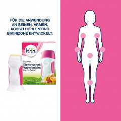 Veet Essential Inspirations Easy Wax elektrisches Roll-On-System  Электрическая роликовая система Essential Inspirations Easy Wax