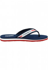 Tommy Hilfiger T-bar sandals blue сандалии с Т-образной перемычкой синий