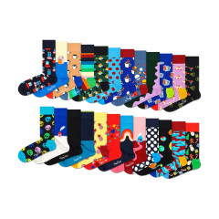 Happy Socks Socken #x27;24-Pack Happy Holidays Socks Gift Set#x27; 36-40 носки #x27;подарочный набор из 24 носков Happy Holidays #x27;