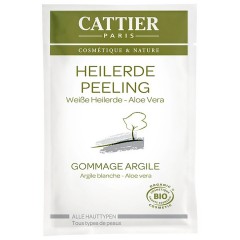 Cattier Weisse Heilerde Peeling fur alle Hauttypen Пилинг белой лечебной землей для всех типов кожи