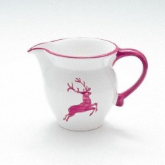 Gmundner Keramik Gmundner Keramik Bordeauxroter Hirsch Milchgiesser glatt 0,3 L / h:9,5 cm Gmundner ceramics Соковыжималка для молока бордового благородного оленя, гладкая, 0,3 л / высота: 9,5 см