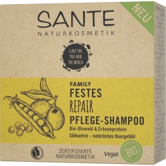 Sante Festes Repair Pflege-Shampoo Bio-Olivenoll &amp; Erbsenprotein  Твердый восстанавливающий шампунь с органическим оливковым маслом и гороховым протеином
