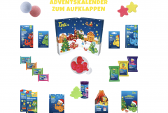 Tinti Adventskalender 2024 Kinder Badezusatze Тинти Адвент-календарь 2024 для детей, 24 сюрприза для ванны