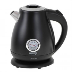 Camry Camry Wasserkocher CR 1344 schwarz Elektrischer Wasserkocher mit Thermometer 1,7 l, Edelstahl, Wasserstandsanzeige  Чайник Camry CR 1344 черный электрочайник с термометром 1,7 л, нержавеющая сталь, индикатор уровня воды