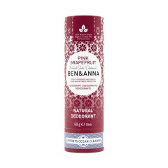 Ben  Anna Natural Deodorant Stick Pink Grapefruit  Натуральный дезодорант-стик Розовый грейпфрут
