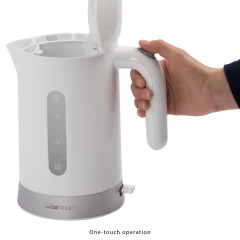 CLATRONIC CLATRONIC Wasserkocher WK 3452 weiss, Wasserkocher 1,8L mit verdecktem Heizelement  Чайник CLATRONIC WK 3452 белый, чайник 1,8л со скрытым нагревательным элементом