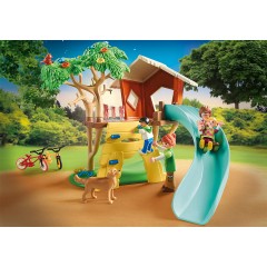 PLAYMOBIL PLAYMOBIL 71001 Abenteuer-Baumhaus mit Rutsche PLAYMOBIL 71001 приключенческий домик на дереве с горкой