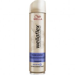 wellaflex Volume &amp; Repair HAARSPRAY Лак для волос Объем &amp; Ремонт, 250 мл