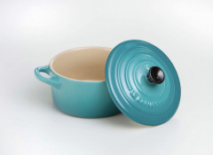 Le Creuset LE CREUSET Mini Cocotte Karibik blau LE CREUSET Mini Cocotte Caribbean