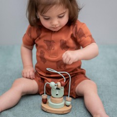 trixie Holz Motorikschleife Mr. Polar Bear Деревянная петля Мистер Белый Медведь