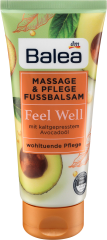 Balea Massage- &amp; Fußpflegebalsam Feel Well Балеа Бальзам для массажа и ухода за ногами с маслом Авокадо 100 ml