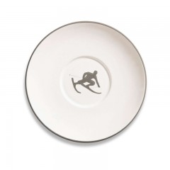 Gmundner Keramik Gmundner Keramik Toni Grau Tee-Untertasse Maxima 18 cm Блюдце для чая Gmundner Toni Grau Maxima 18 см