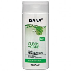 Isana Clean &amp; Care milde Reinigungsmilch Очищающее молочко Очищение и восстановление для всех типов кожи 200 г