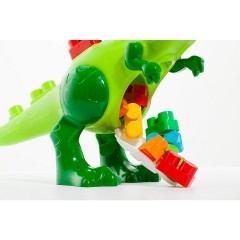 Molto Lustiger Dino mit 30 Bausteinen und Sound Забавный динозавр с 30 строительными блоками и звуком