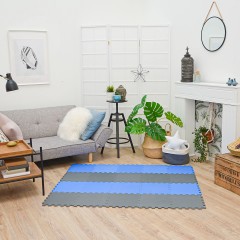 LittleTom Puzzlematte Uni Grau Dunkelblau 20 Teile Коврик-пазл Uni Grey Dark Blue 20 деталей