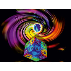 CALVENDO Puzzle CALVENDO Puzzle Regenbogenfarben magisch vereint Пазл CALVENDO Puzzle Цвета радуги волшебным образом сочетаются