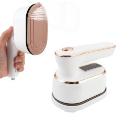 FeelGlad FeelGlad Reisebugeleisen Mikro-Dampfbugeleisen, Reisedampfer fur Kleidung, tragbares Mini Lila FeelGlad Travel Iron Микро-паровой утюг, отпариватель для одежды, портативный мини-утюг